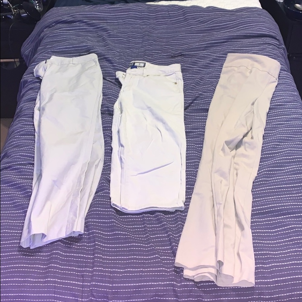 Three pairs of pants